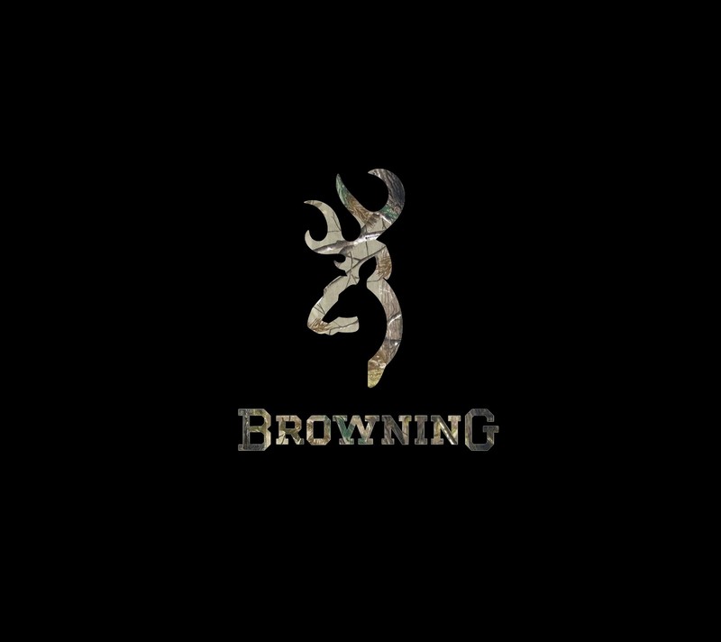 Логотип browning на черном фоне (броуннинг, browning, бак, buck, бэкамарк)