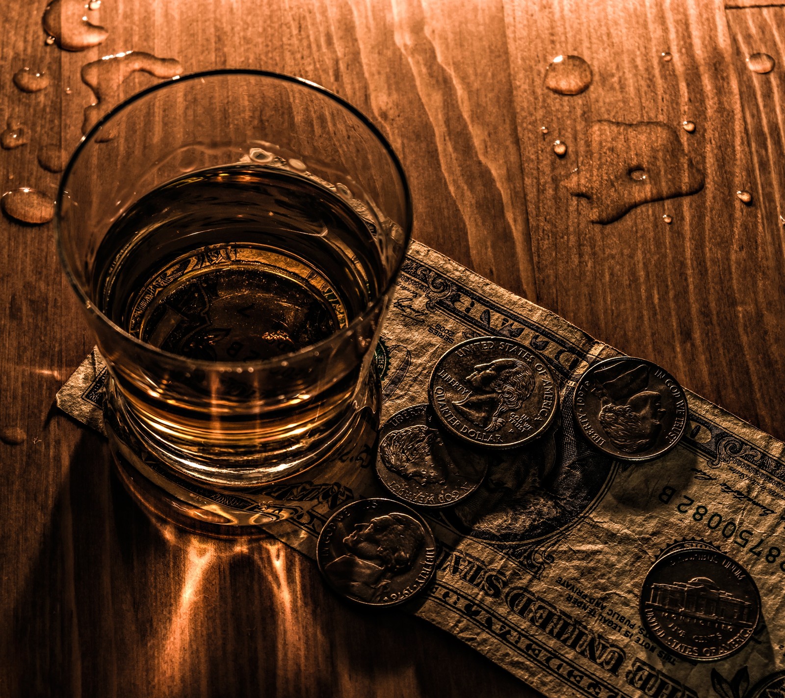 alcohol, cash, drink, money, whiskey wallpaper