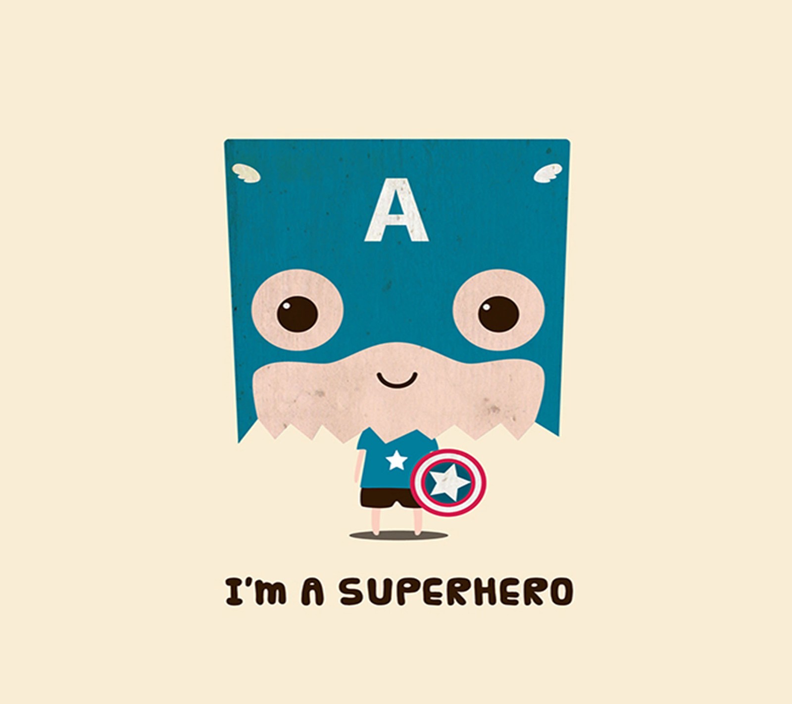 Avengers is a superhero with a cape and a shield (hero, super)