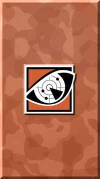 Logotipo do Operador Pulse de Rainbow Six Siege em um fundo de camuflagem.