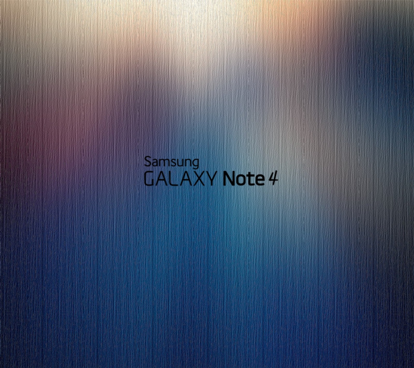 A close up of a samsung note 4 with a blurry background (galaxy, logo, note4, samsung)