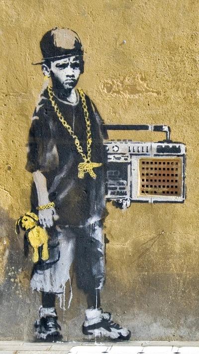 arte, boombox, childhood, crianca, grafite