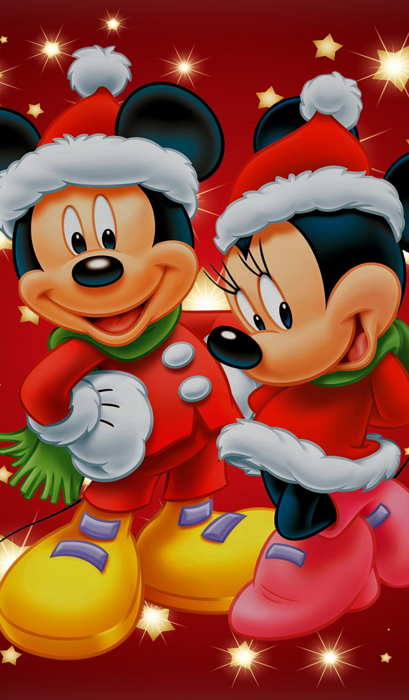 Téléchargez le fond d'écran noël, disney, mickey mouse, mickey mause, neige