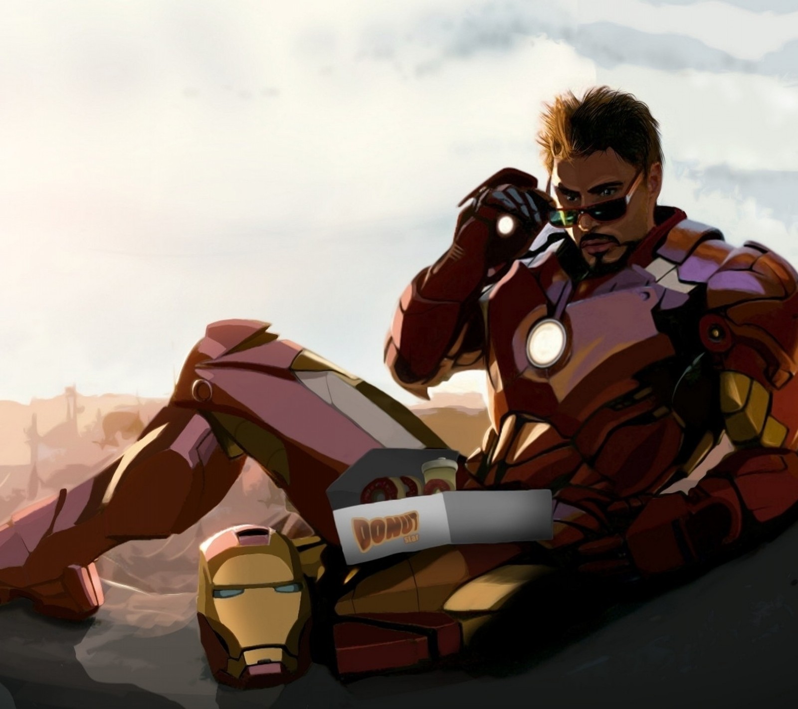 Скачать обои действие, ironman, фильм