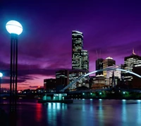 australie, sunset melbourne