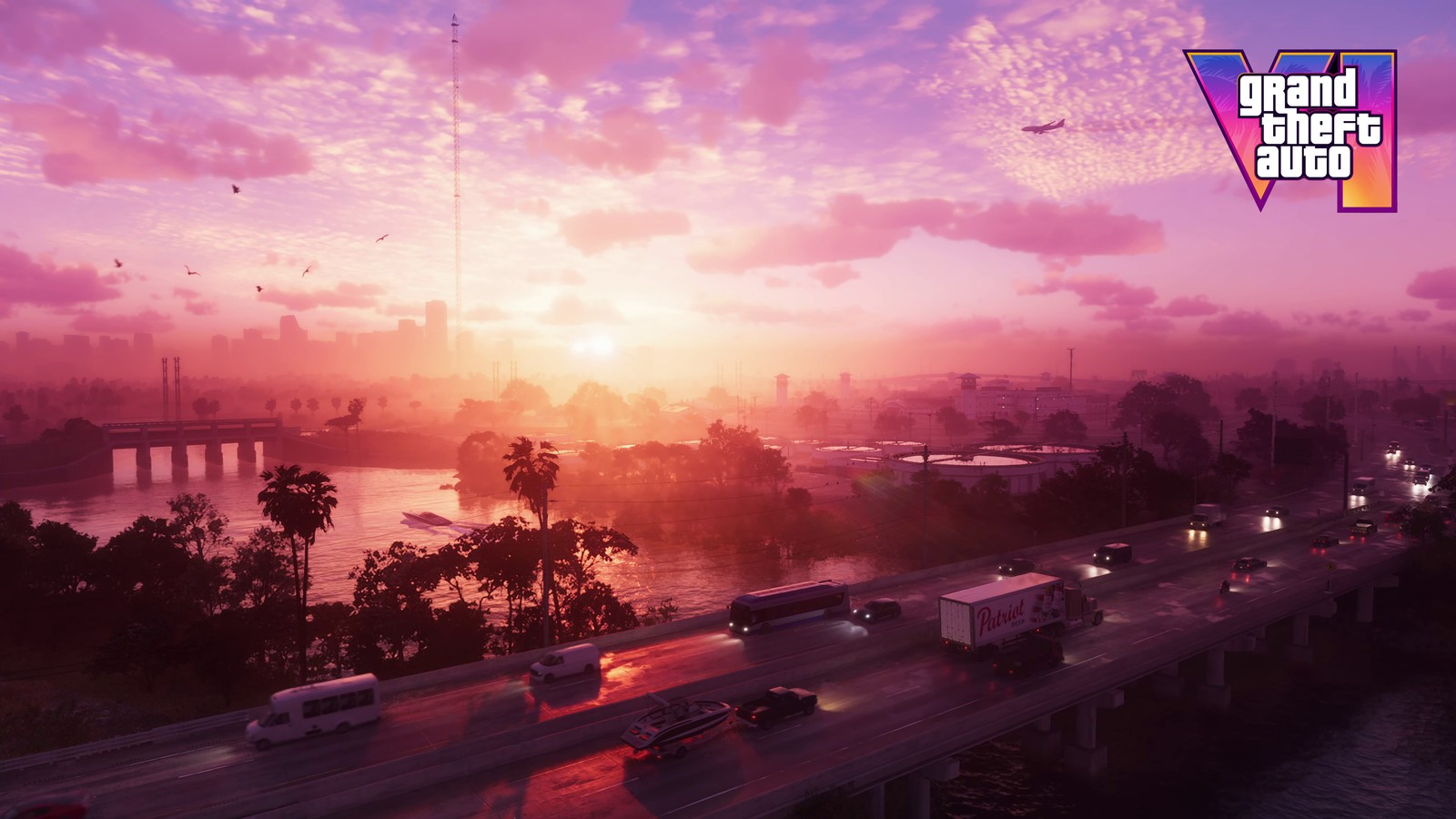 Lade gta, grand theft auto online, vice city, wolke, atmosphäre Hintergrund herunter