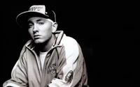 eminem, white, cool, music, headgear wallpaper