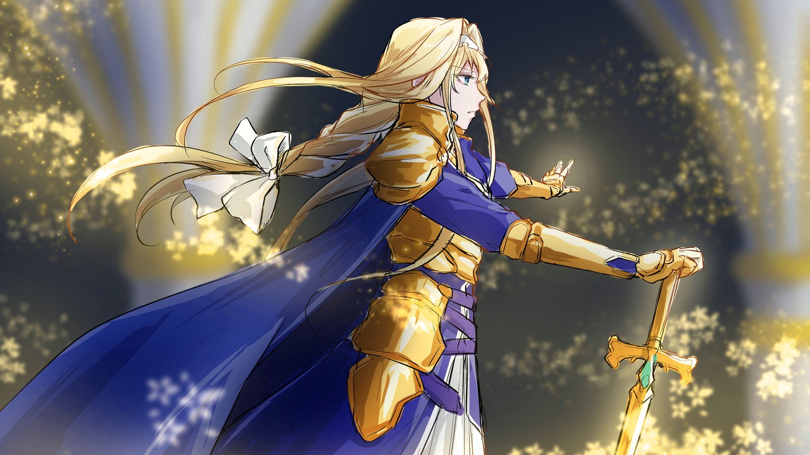 Lade alice zuberg, sao, sword art online alicization, anime Hintergrund herunter