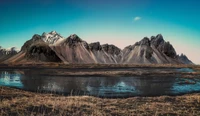 naturaleza, formas montañosas, montaña, reflexión, cordillera