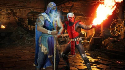 Chuva e Sektor se enfrentam em Mortal Kombat 1