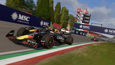 Высокоскоростное действие в игре F1 24