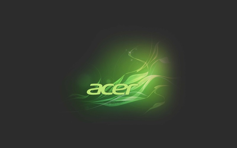 Зеленый и черный фон с надписью acer (логотип, графический дизайн, зелёный, текст, дизайн)