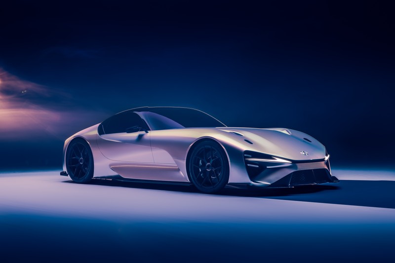 Новый концепт спортивного автомобиля nissan показан в студии (lexus electrified sport concept, 5k, электрические спортивные автомобили, 2022, машины)