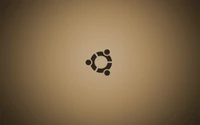 Minimalistic Ubuntu Logo Design in Circular Shape