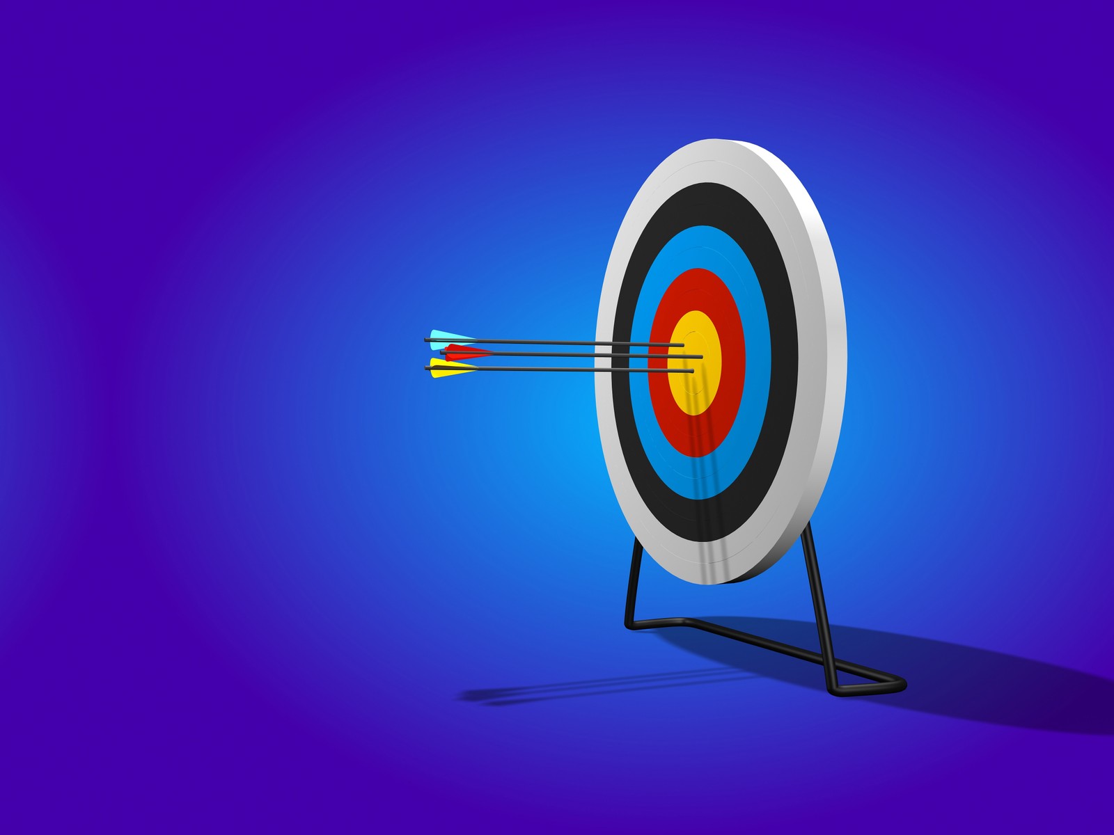 A close up of a target with arrows in the middle of it (marketing, digital marketing, archery, arrow, bow and arrow)