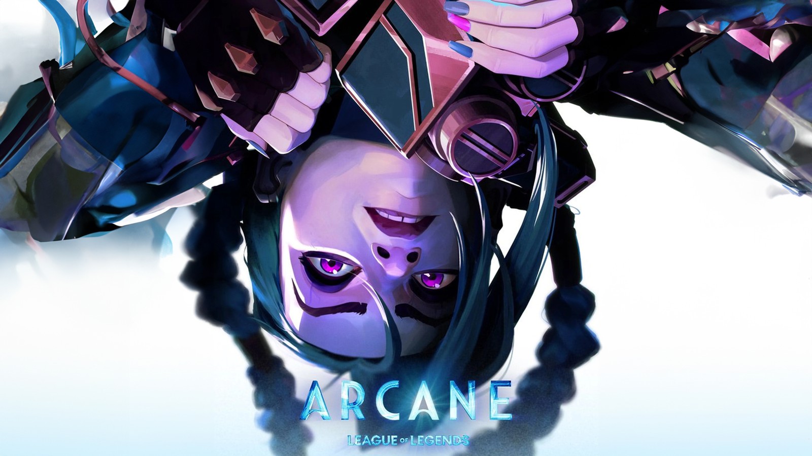 Lade jinx, arcane league of legends, staffel 2, 5k, filme Hintergrund herunter