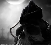 dark, darkness, grim, reaper, skull wallpaper