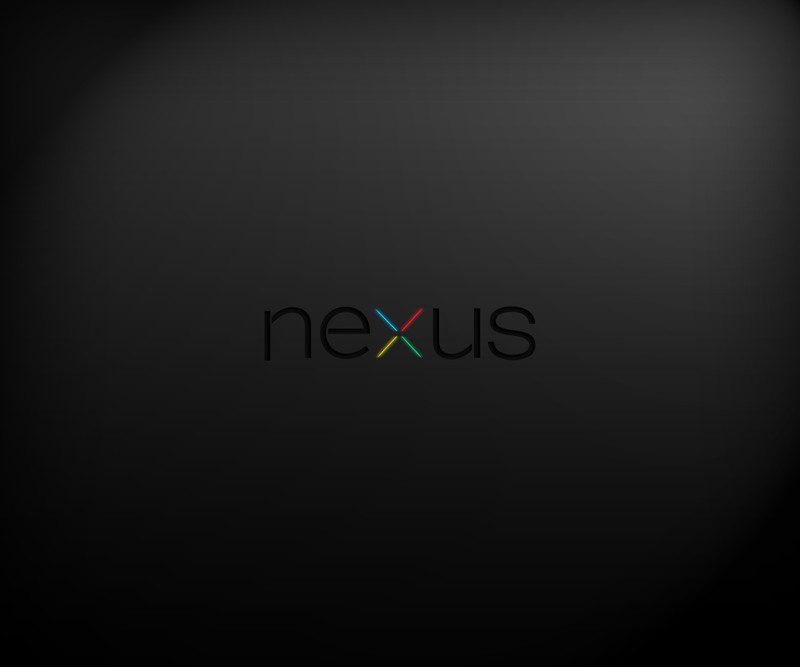 Черный фон с надписью nexus (тёмный, hd, логотип, нексус 4, nexus 4)