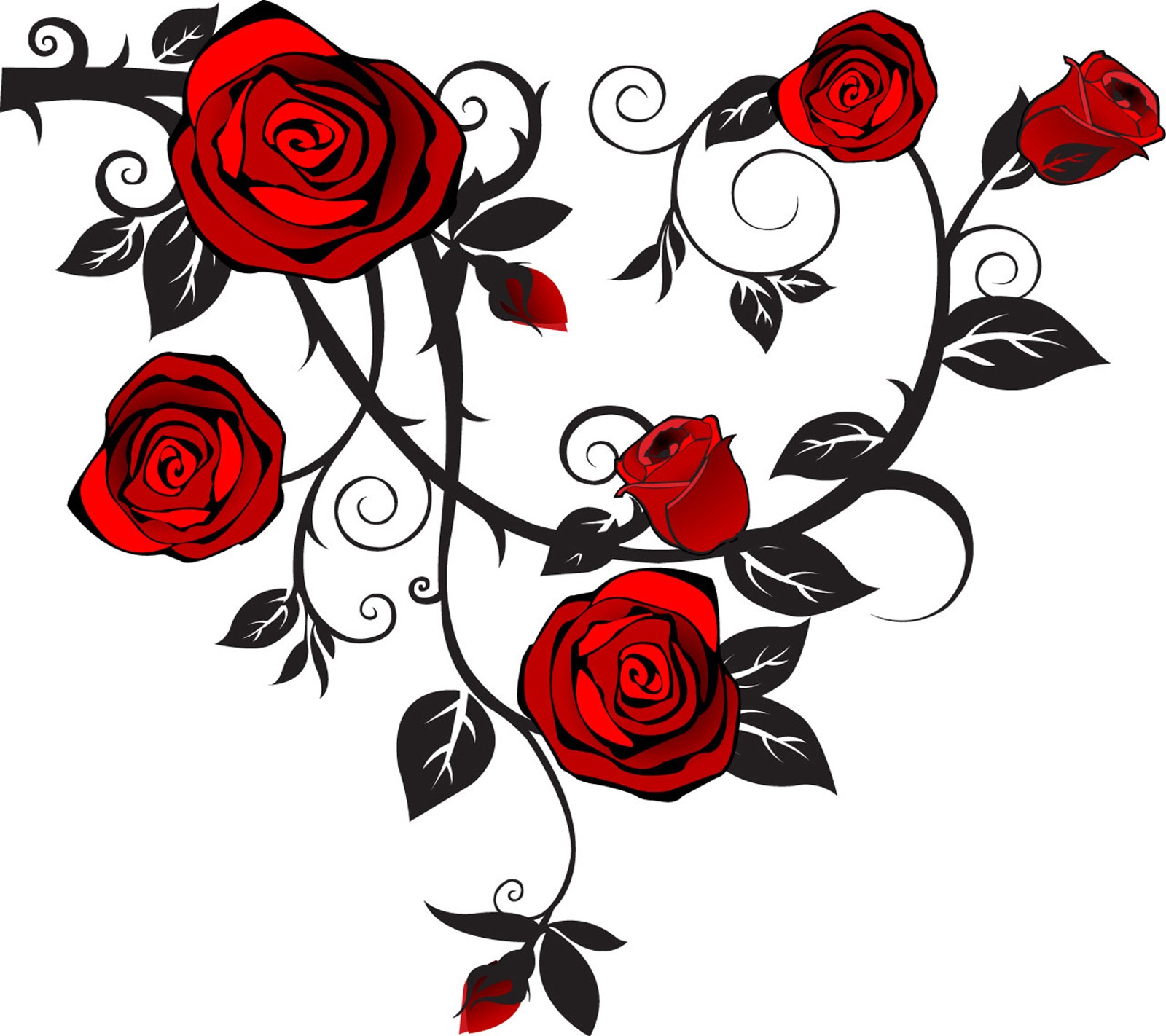 red, roses wallpaper