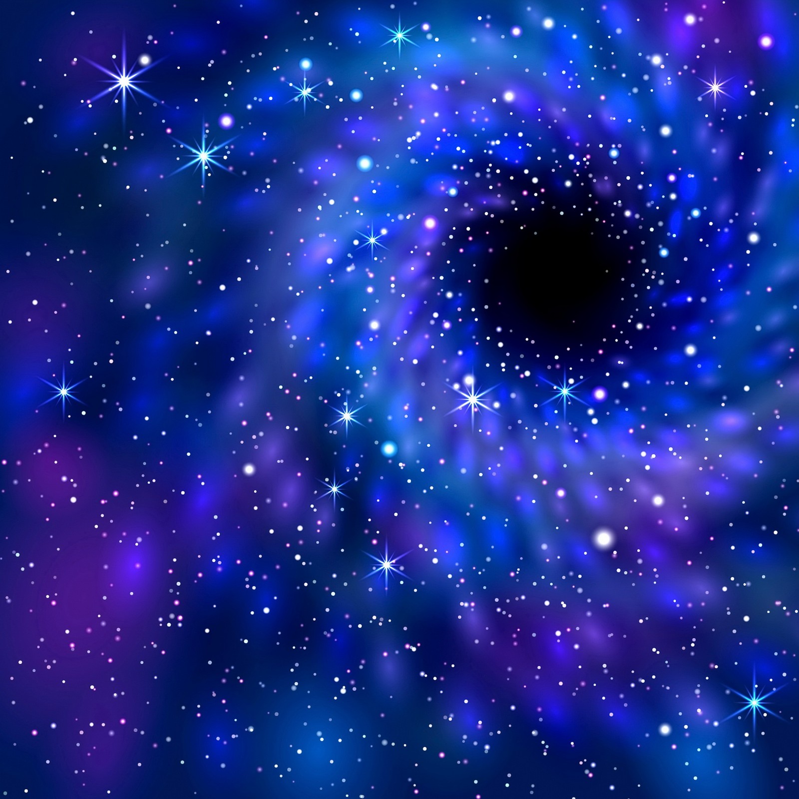 black, hole, nebula, space Download Wallpaper