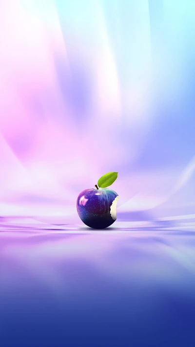 3d, pomme, logo