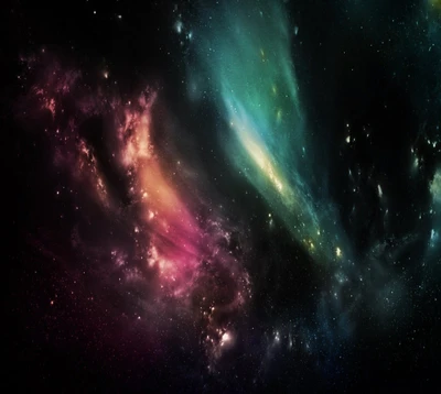 colorful, galaxy, space