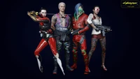 Tyger Claws Gang: Cyberpunk 2077 Charaktere in Auffälliger Kleidung