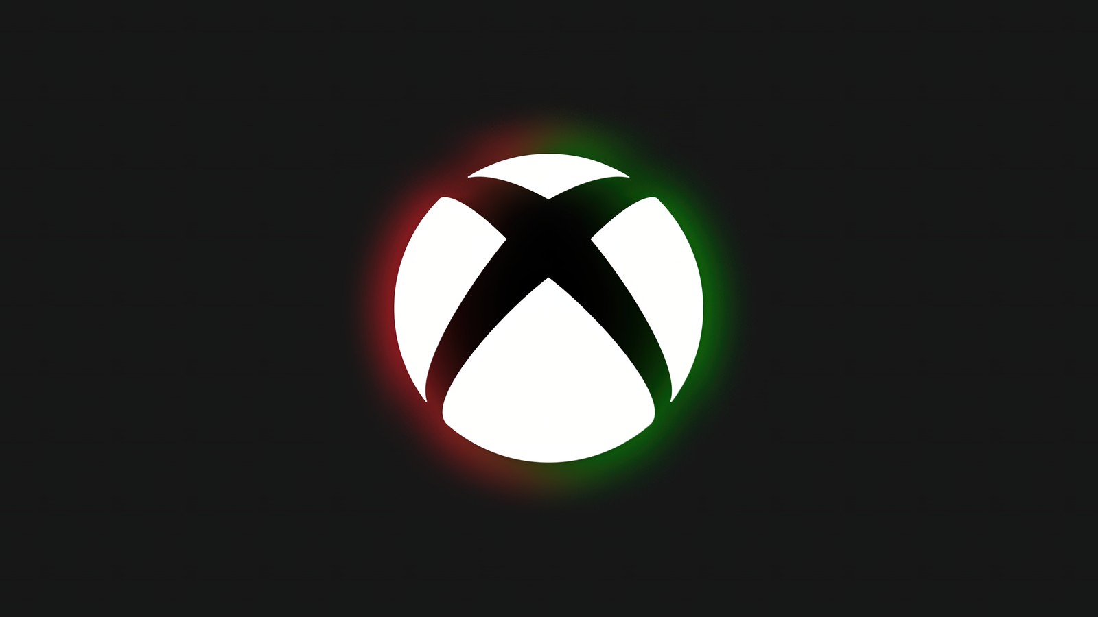 Eine nahaufnahme des xbox-logos auf schwarzem hintergrund (glühend, xbox, dunkler hintergrund, minimalistisch, 5k)