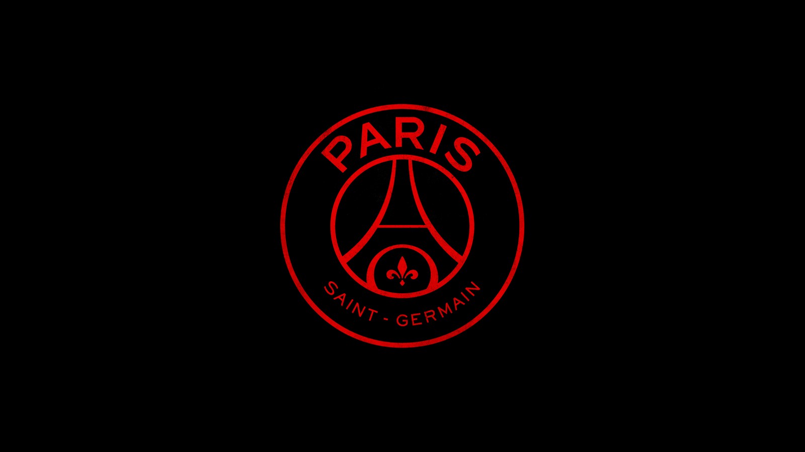 paris saint germain, amoled, logo, blackdark, sports Download Wallpaper