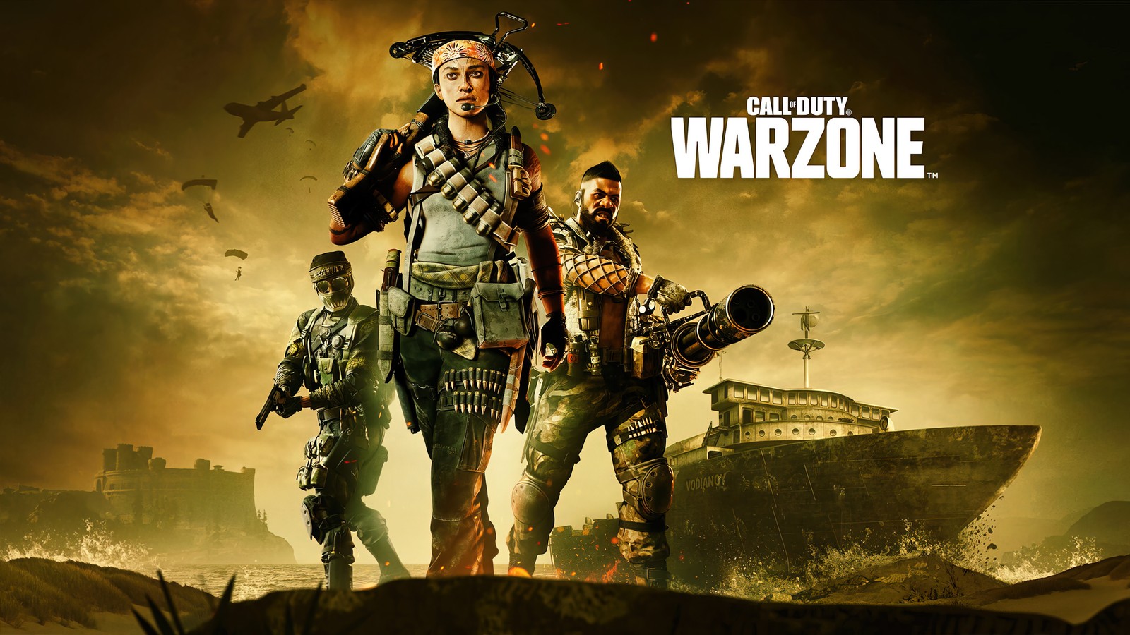 Lade call of duty, kabeljau, videospiel, call of duty warzone Hintergrund herunter