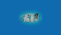 mr meeseeks, stormtrooper, rick and morty, tv series, cartoon wallpaper