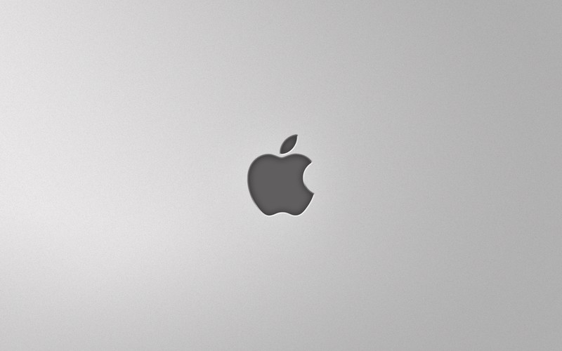 Крупный план ноутбука с логотипом apple на нем (яблоко, логотип, графика, яблоки, черно белый)