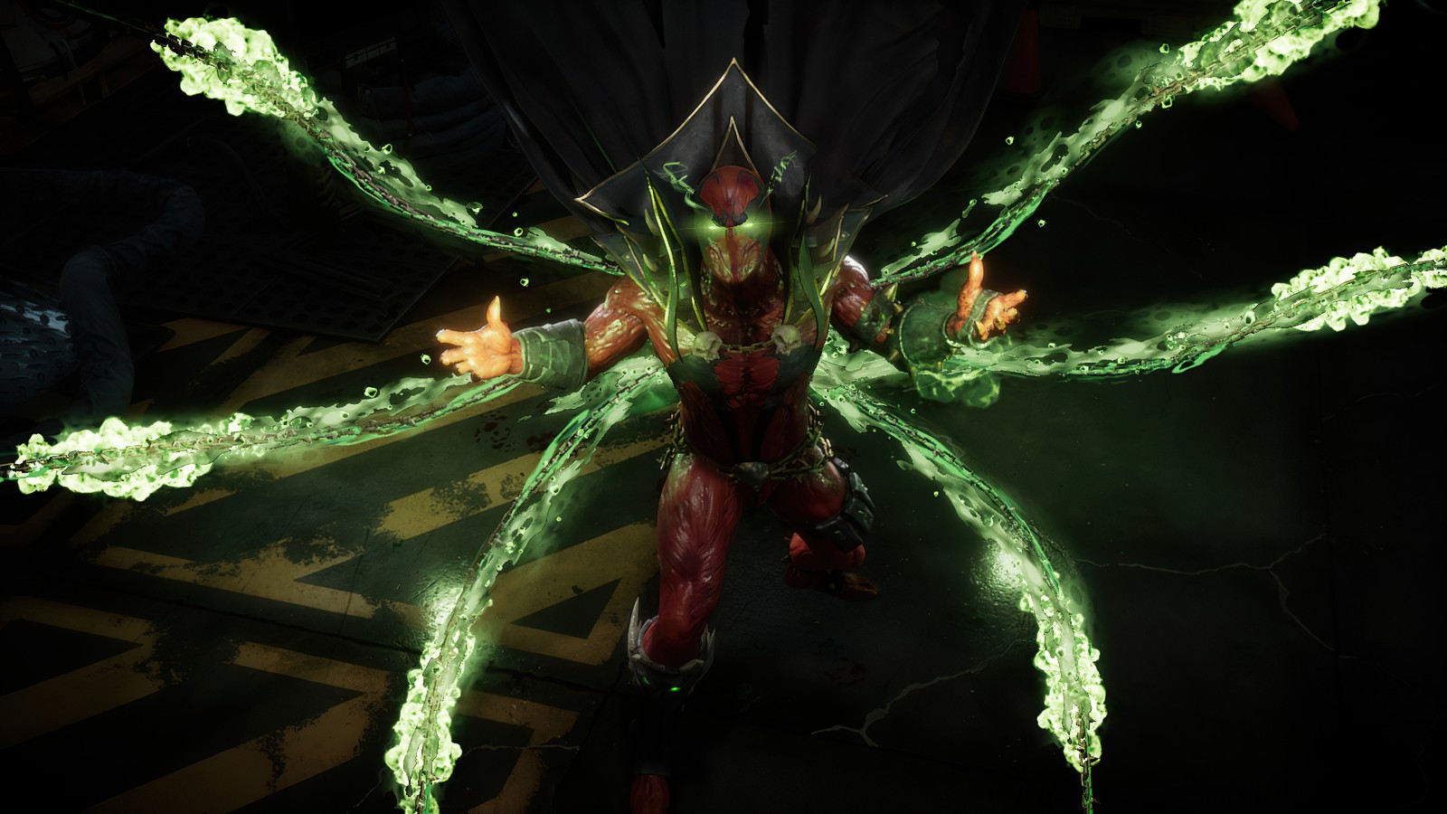 spawn, chain, skin, mortal kombat 11, mk11 wallpaper