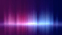 Abstract Laser Light Beams with Purple and Blue Reflection