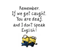 cute, deaf, english, funny, minions wallpaper