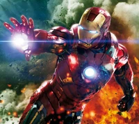 Iron Man in Action: Marvel's Hero Unleashes Power