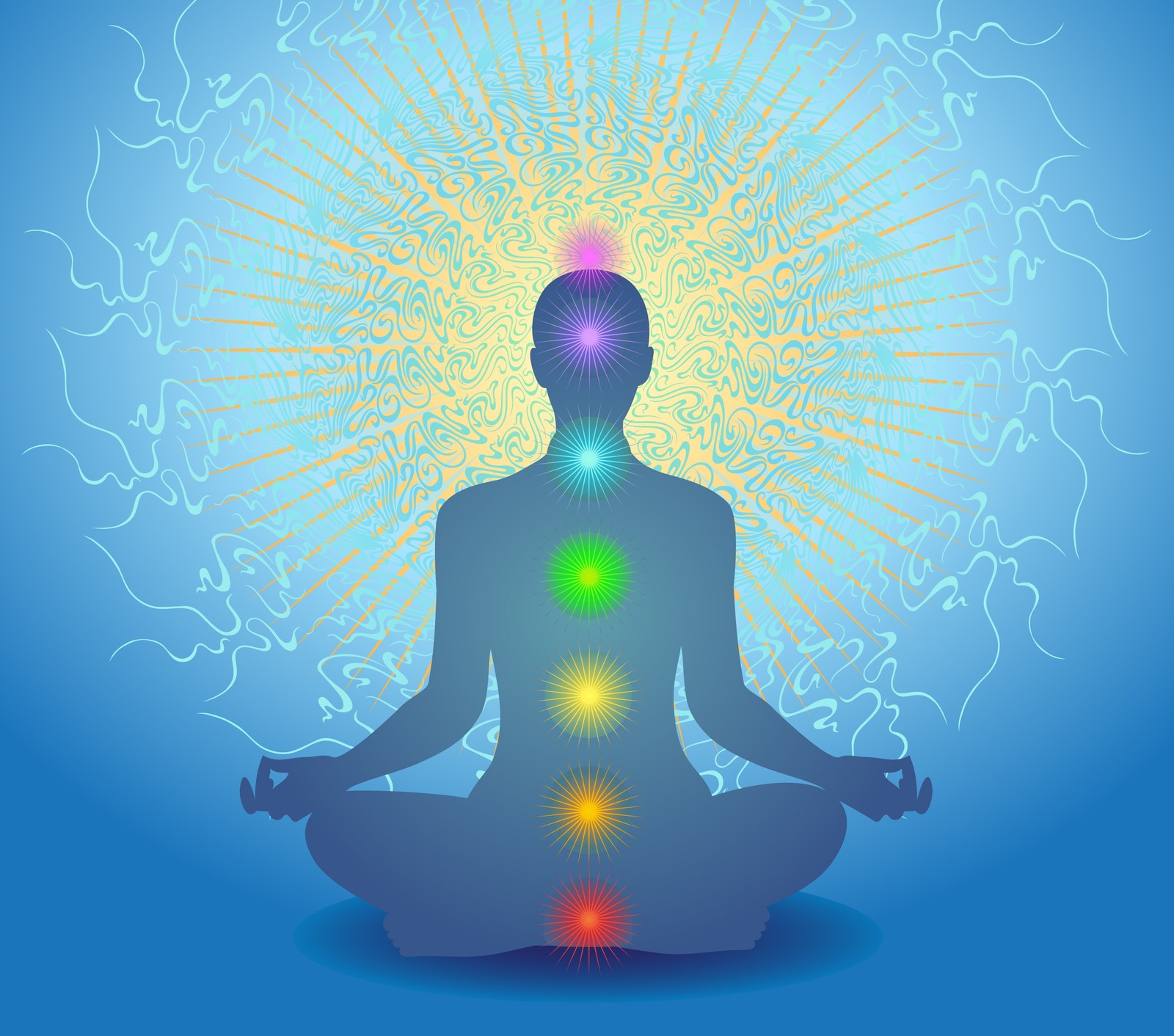 Lade chakras, heilung, reiki Hintergrund herunter