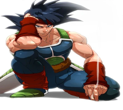 Bardock: O lendário guerreiro Saiyajin no estilo anime