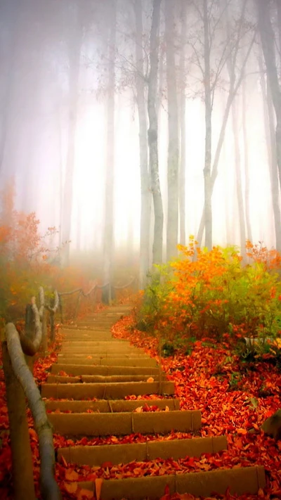 herbstwald, natur