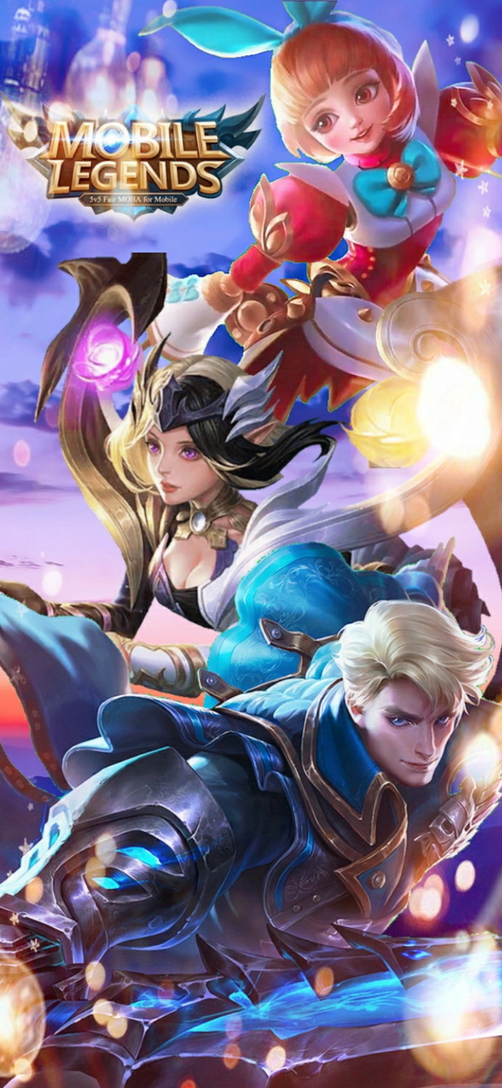 Lade mobile legends, mobilelegends, schwarz, lunox, alucard Hintergrund herunter