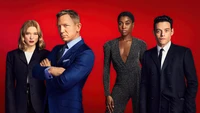 No Time to Die: Cast Featuring Daniel Craig, Léa Seydoux, Rami Malek, and Lashana Lynch