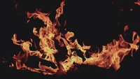 flame, fire, concert dance, darkness, graphics wallpaper