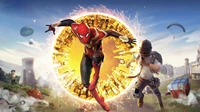 Spider-Man und PUBG: Ein dynamisches Gaming-Crossover in 4K-Hintergrundbilder