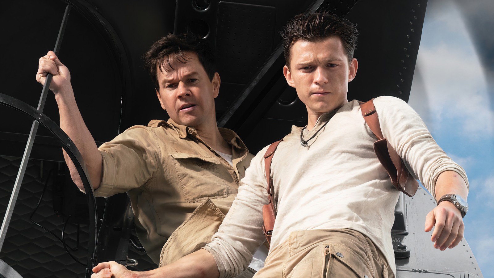 uncharted, tom holland, mark wahlberg Download Wallpaper