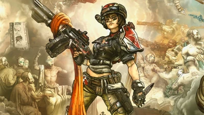 Moze: La artillera lista para la batalla de Borderlands 3