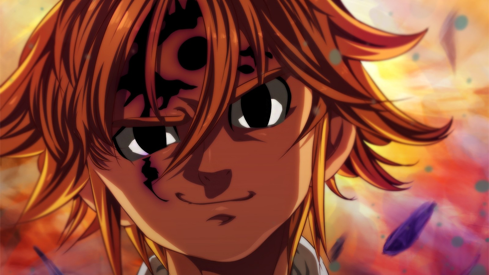 Lade dämonenmarkierung, nanatsu no taizai, die sieben todsünden, the seven deadly sins, anime Hintergrund herunter