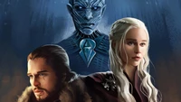 Confrontación épica: Jon Nieve, Daenerys Targaryen y el Rey de la Noche