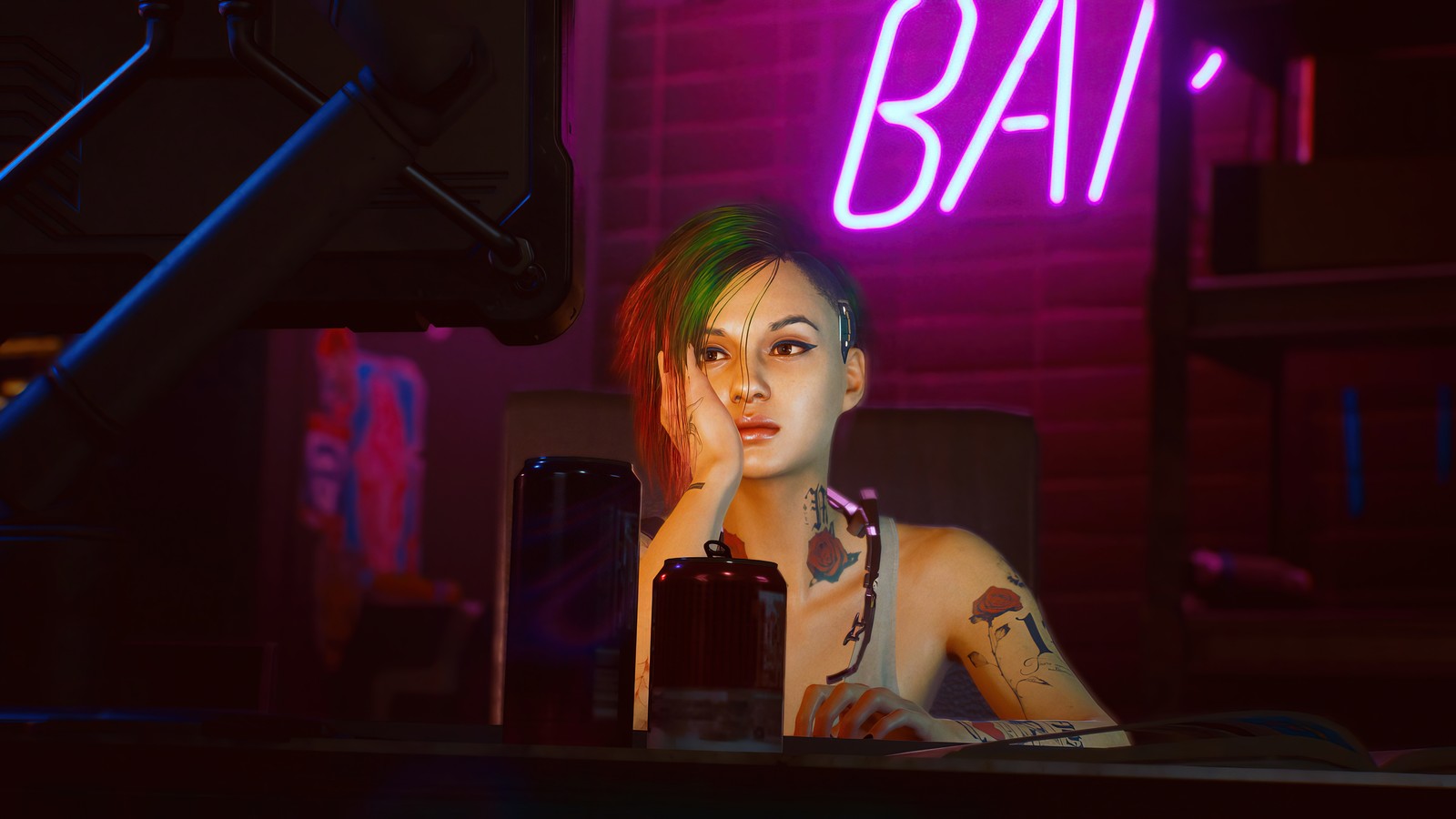 Скачать обои cyberpunk 2077, видеоигра, джуди альварес, judy alvarez