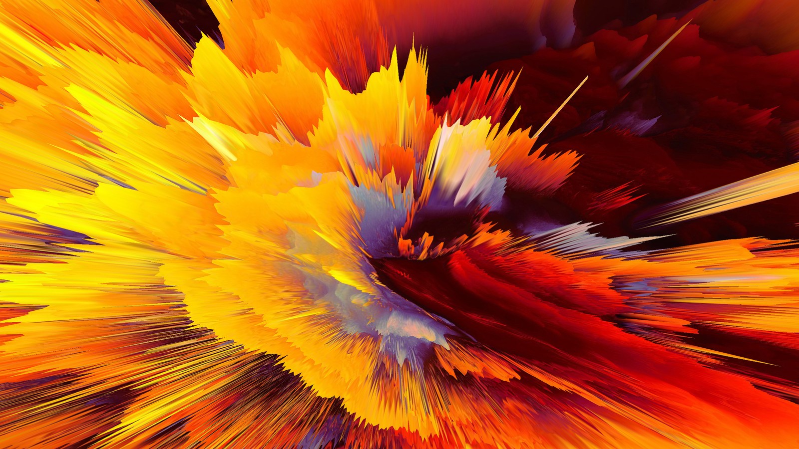 Abstract, colorful, yellow, red, orange, black, background, texture, pattern (abstract, colorful, explosion)