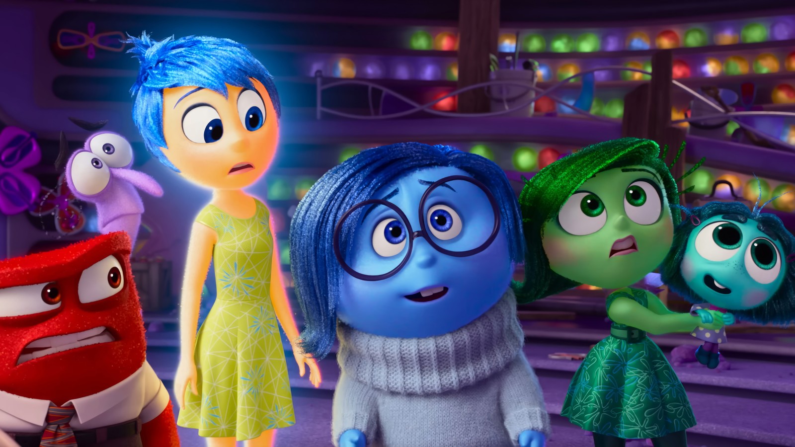 inside out 2, movie, envy, disgust, sadness Download Wallpaper